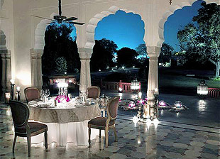 Cena privada en Rambagh