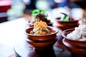 Thali, comer en Bután