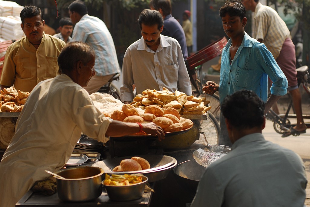 Qué ver en Delhi: Puestos de comida en Chandni Chowk (c) 