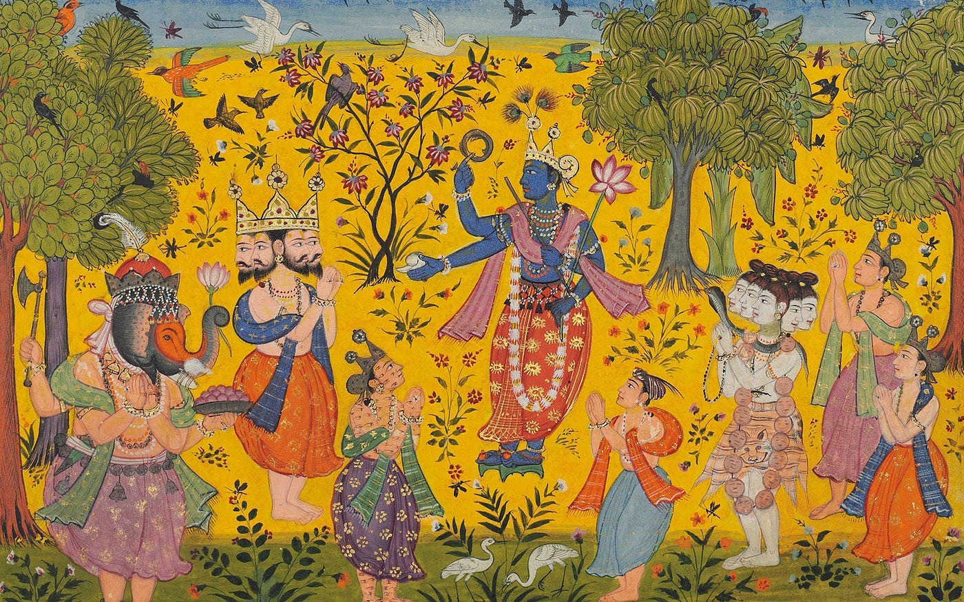 pintura ragamala india pinturas religiosas de india
