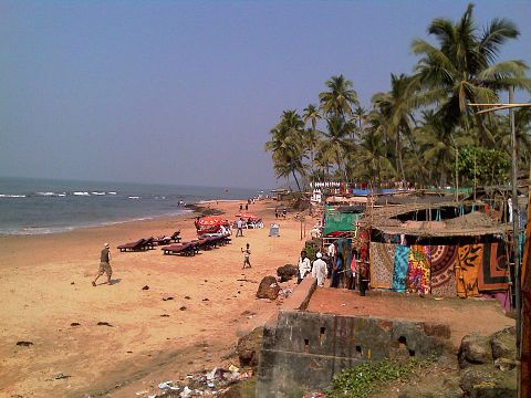 Anjuna beach Goa