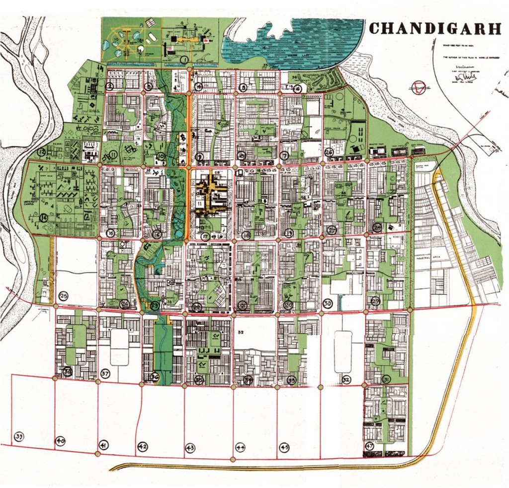 Mapa de Chandigarh