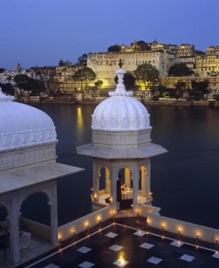 Viaje romántico. Vistas de ensueño en el Lake Palace de Udaipur (c) Taj Hotels