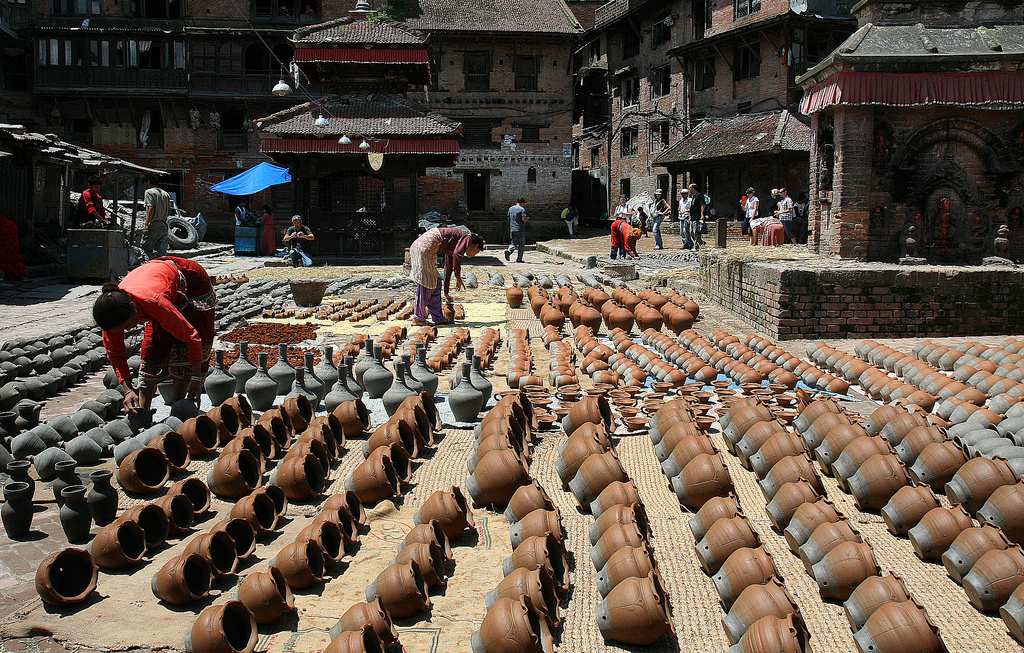 Bhaktapur abierta: Pottery Square
