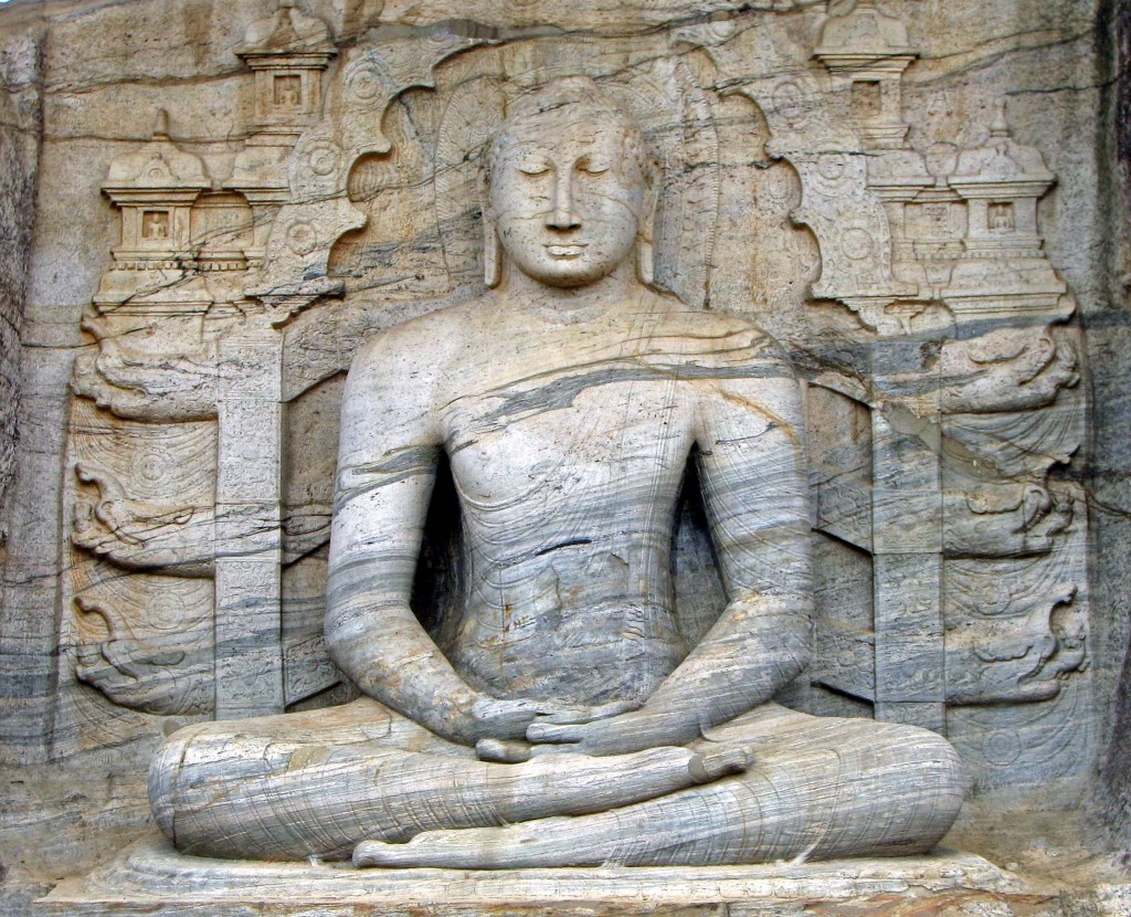 Buda sentado de Gal Viharaya - Polonnawura 
