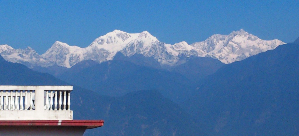 Himalaya indio, Vista del Kanchenjunga