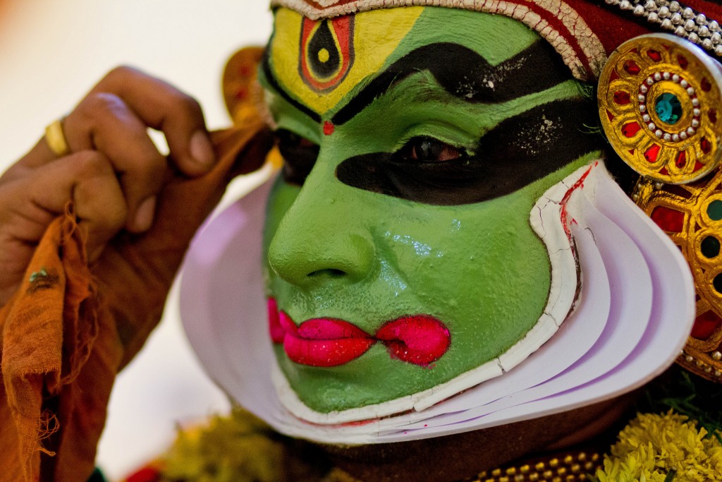 Kerala en familia - Kathakali