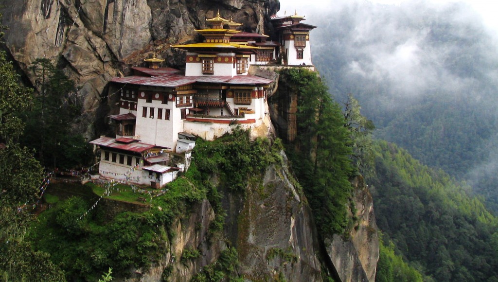 Senderismo en Butan. Monasterio de Taktshang.