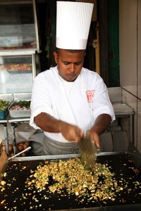 Kottu-Cook Comida de Sri Lanka