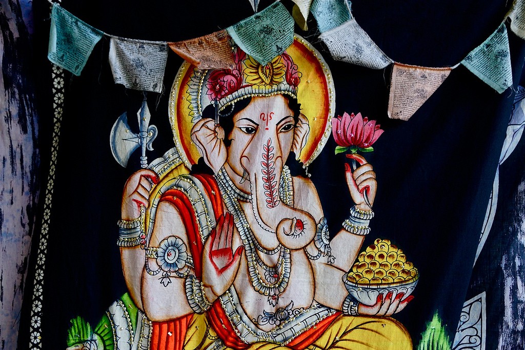 Elefantes en India - Imagen de Ganesha 