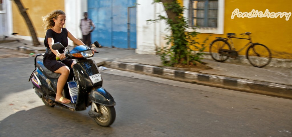 Mujer sola en India