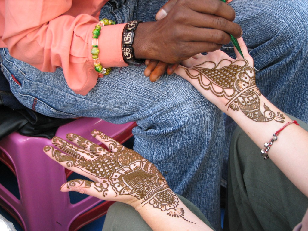 Tatuajes de henna en India