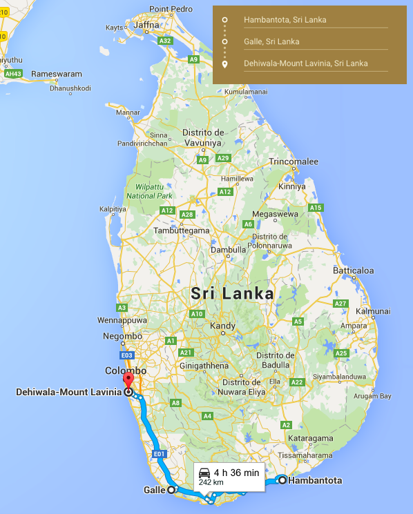 Costa de Sri Lanka - Etapa 3