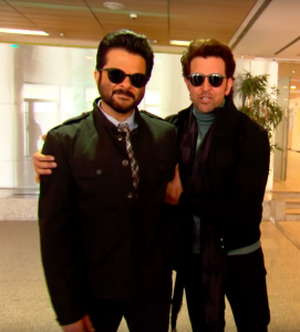 Anil Kapoor y Hrithik Roshan 