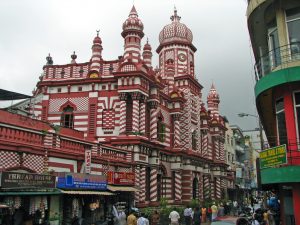que ver en Colombo- Mezquita Jami Ul-Alfar 