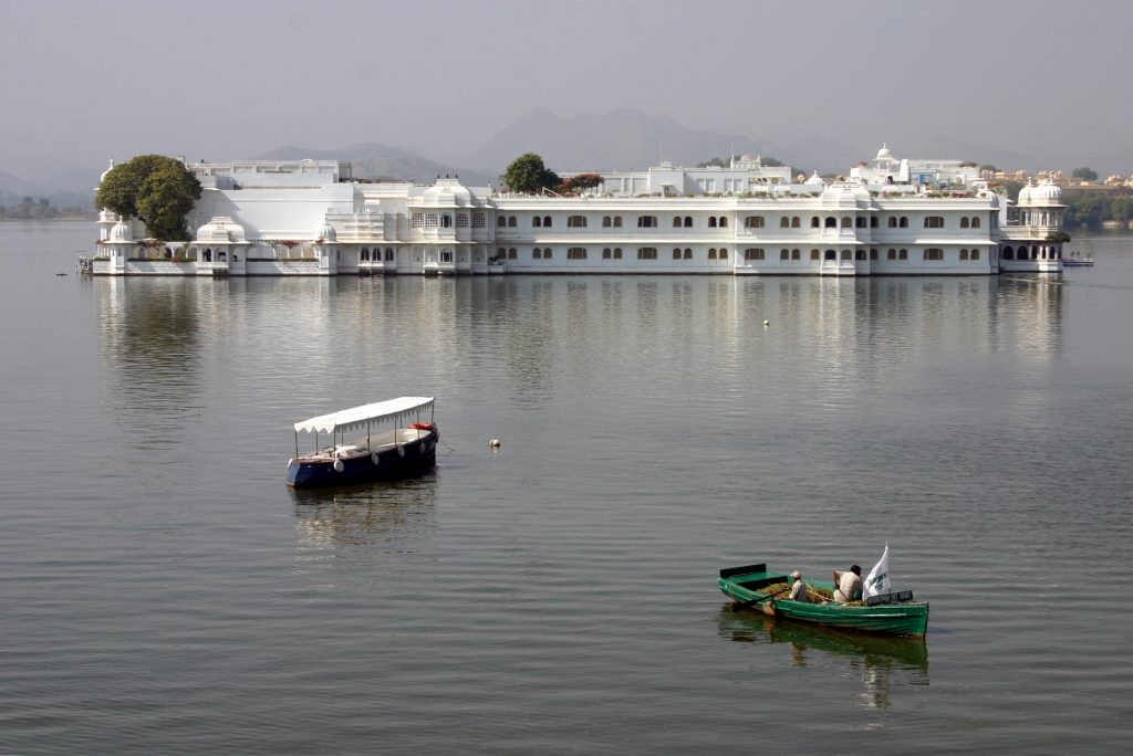 Mejores hoteles de India y Lake Palace durante monzón