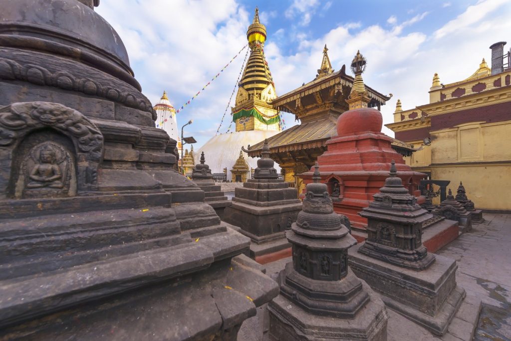 La estupa de Boudanath en Katmandu 