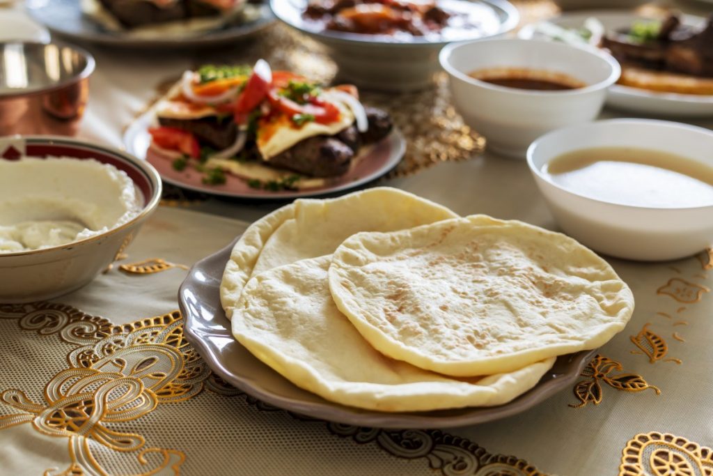 El pan roti un plato típico de Sri Lanka