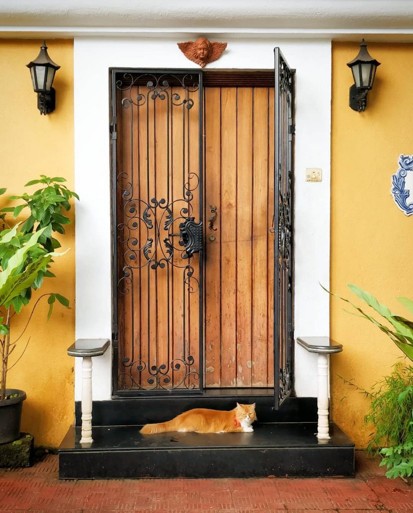 Casa colonial del barrio de Fontainhas en Panaji Goa