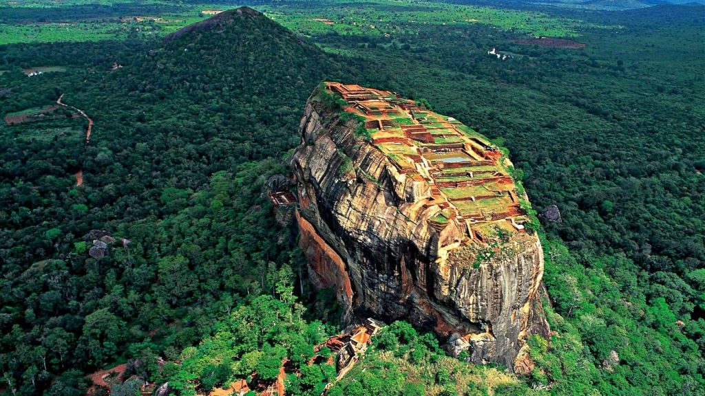 La Roca del León Sigiriya en Sri Lanka