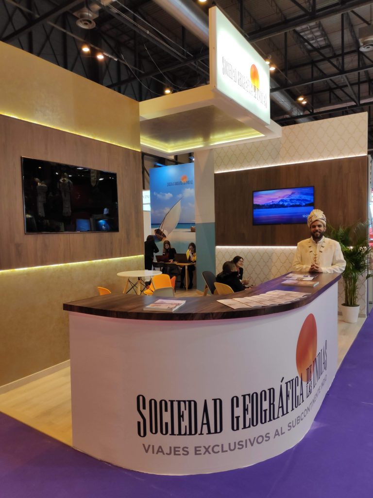 fitur 2019 stand sociedad geográfica de las indias 