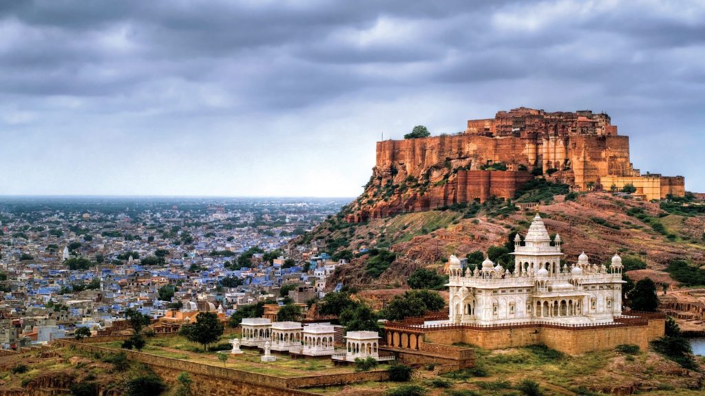 Mehrangarh Fort en la ciudad de Jodhpur 