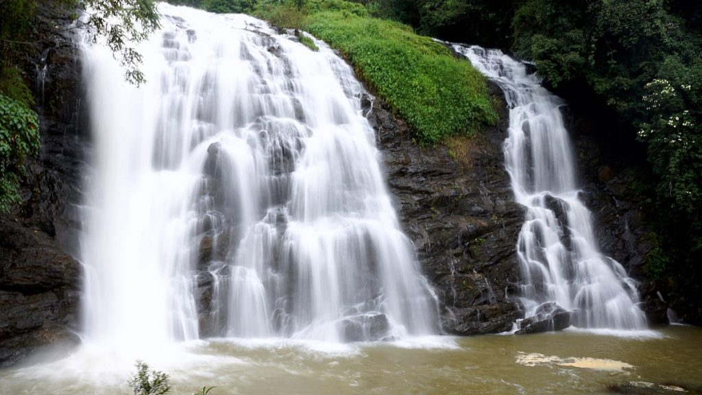 Abbey Falls en el estado de Coorg en Karnataka 