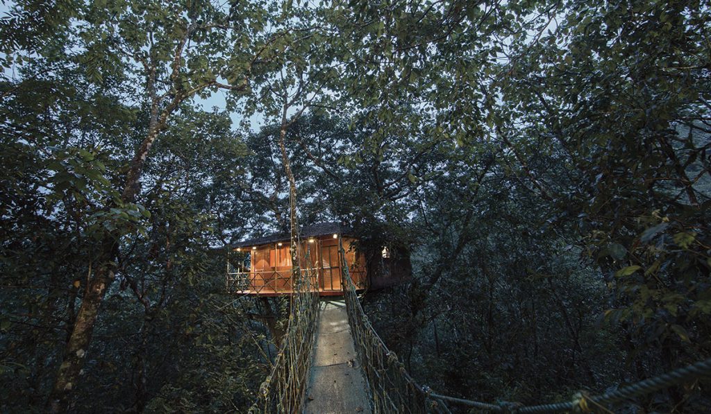 Cabaña en la selva de Kerala 