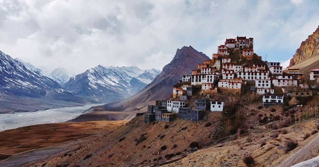 Key Monastery junto al río Spiti 