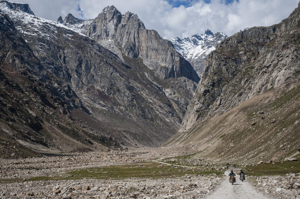 Motos Royal Enfield en Valle de Spiti