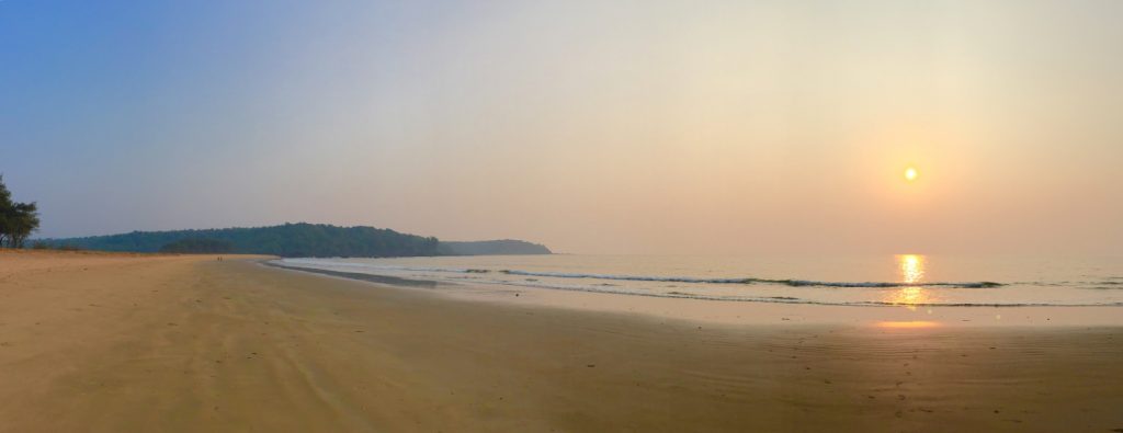 La playa más tranquila de Goa