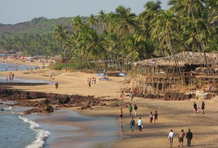 Anjuna Beach en Goa