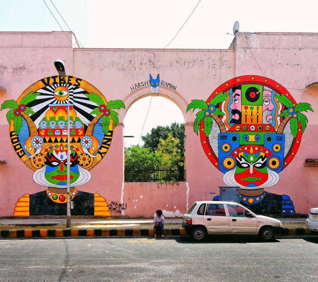 Arte urbano en India 