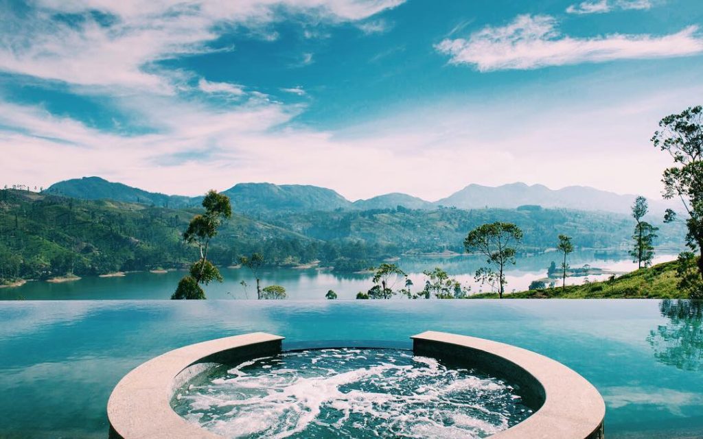 Infinity pool de Ceylon Tea Trails 