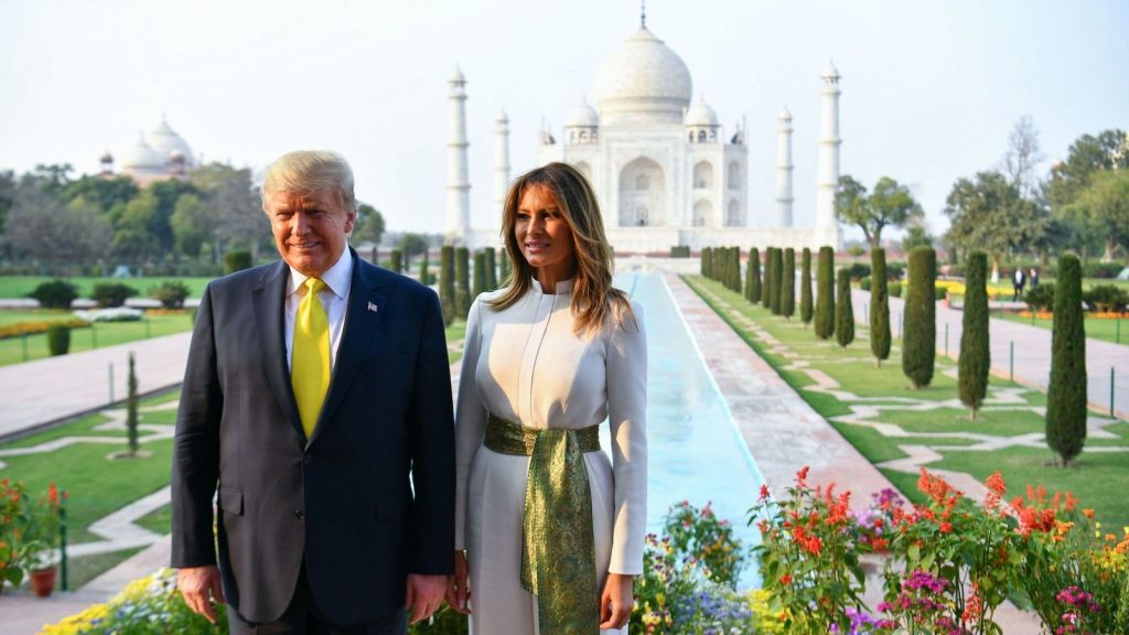 Coronavirus en India Donald Trump en India
