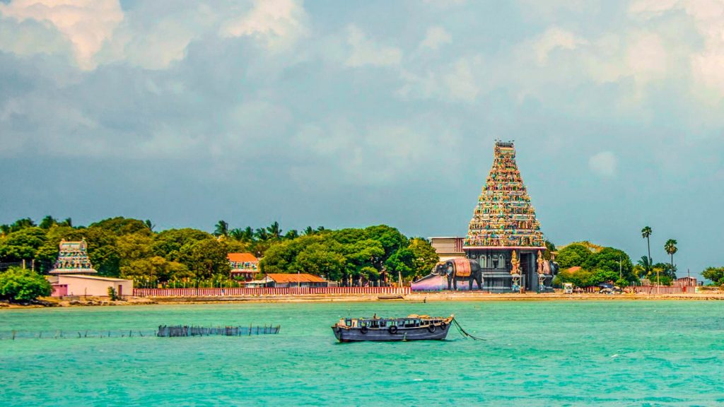 Templo en Jaffna en Sri Lanka 