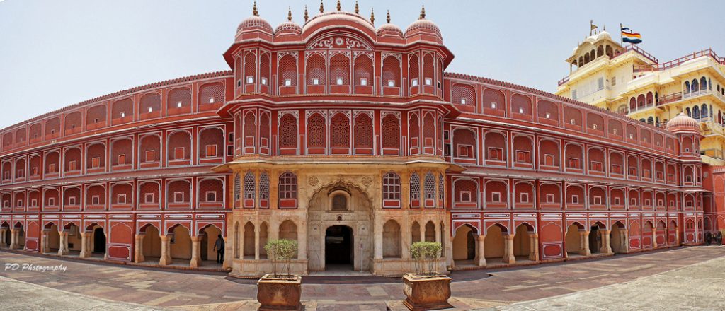 Fachada del City Palace de Jaipur