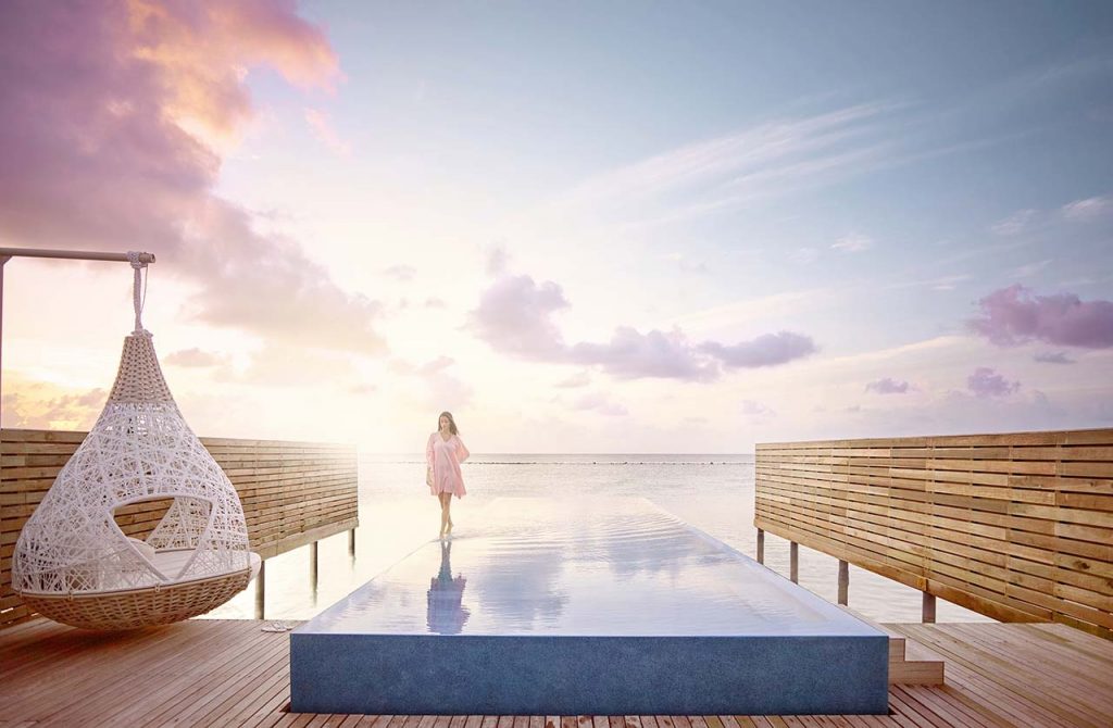Infinity Pool en Maldivas 