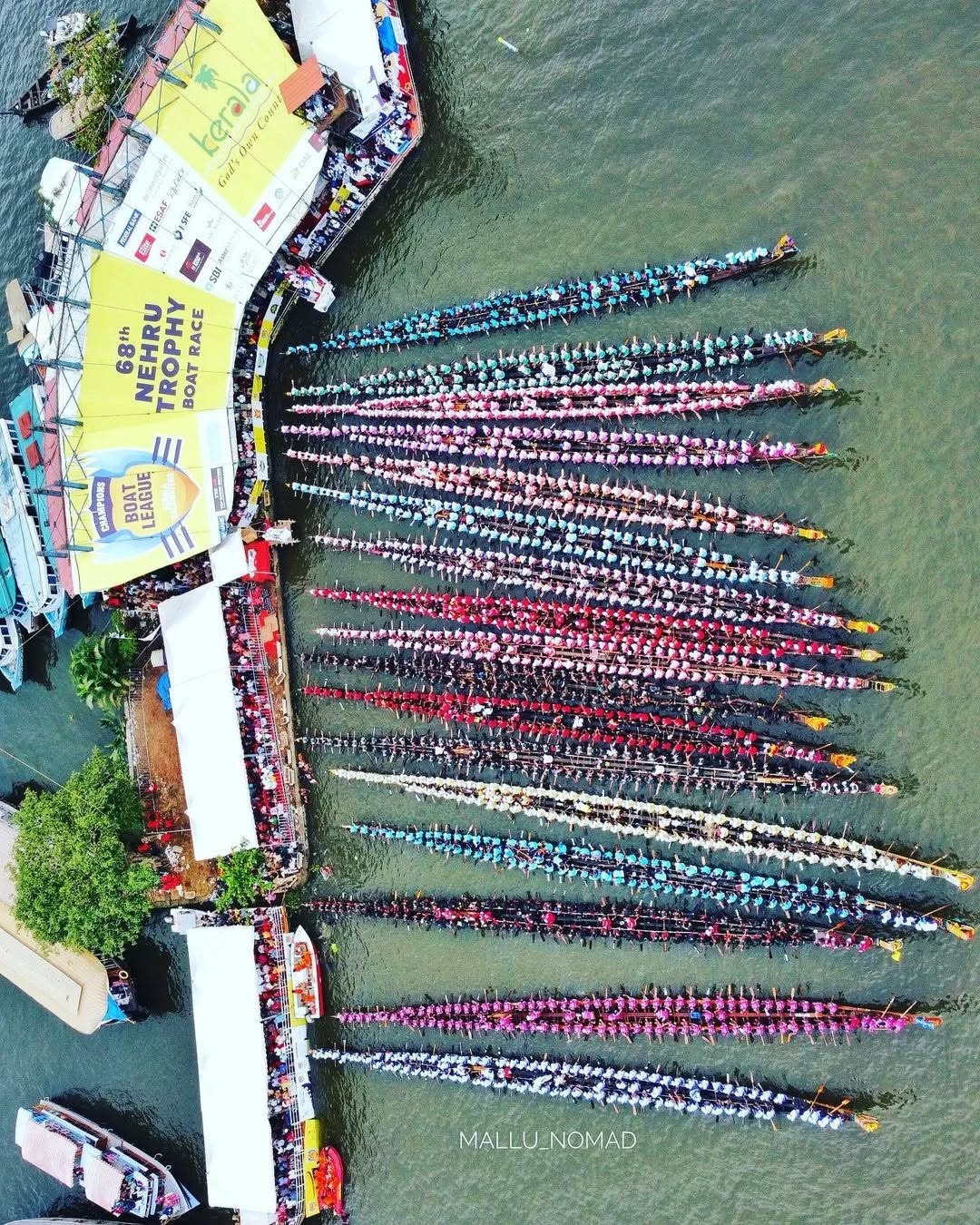 carreras de barcos serpiente en kerala 