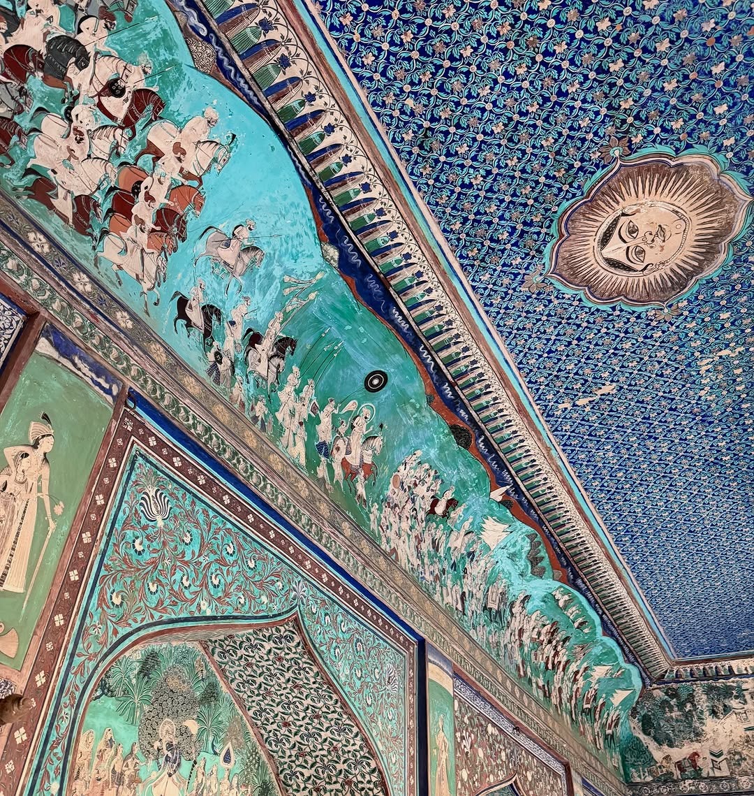 palacio decorado en rajastan