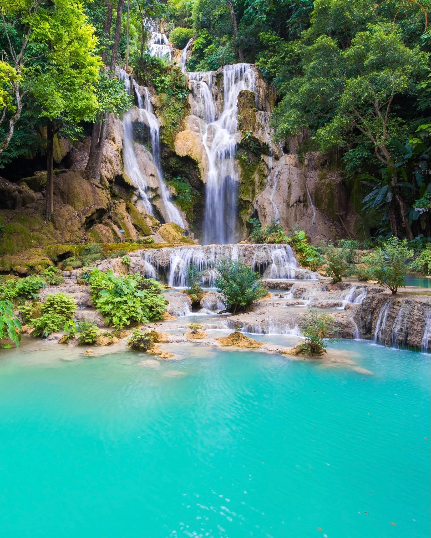 kuang si falls 