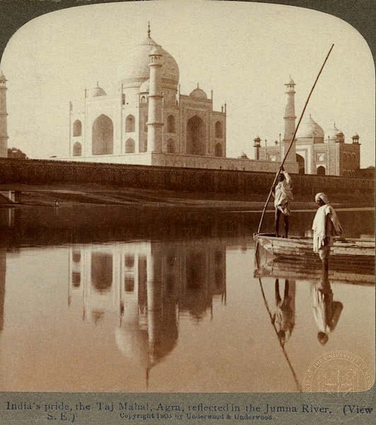 postales del taj mahal taj mahal foto archivo