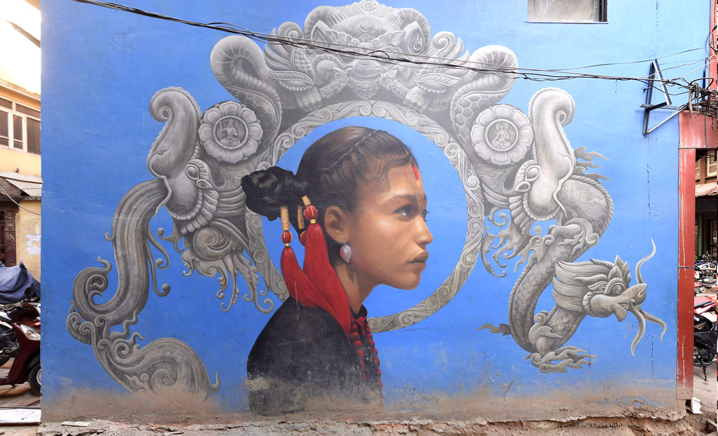 Arte urbano en Nepal 