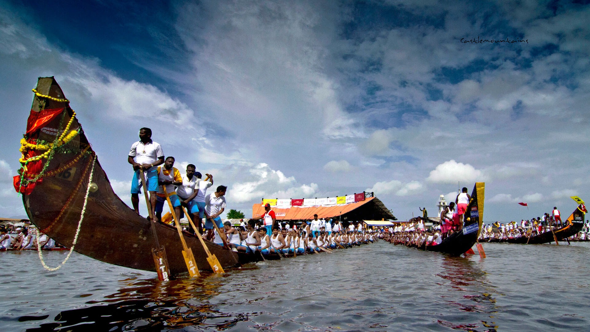 barcos serpiente en kerala