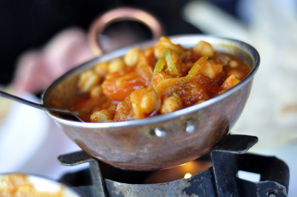 Plato de chana masala