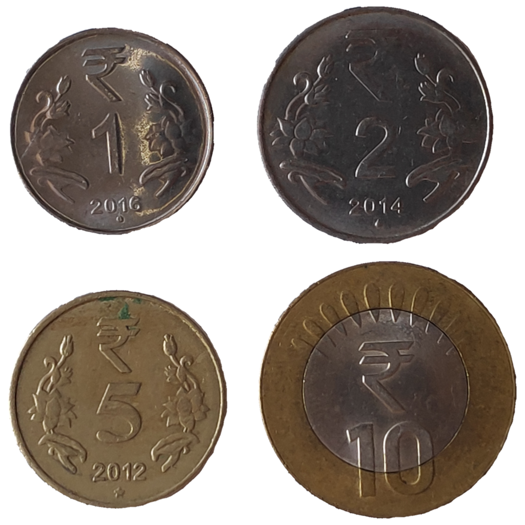 Monedas de rupias