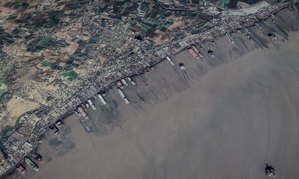 El cementerio de barcos de India 