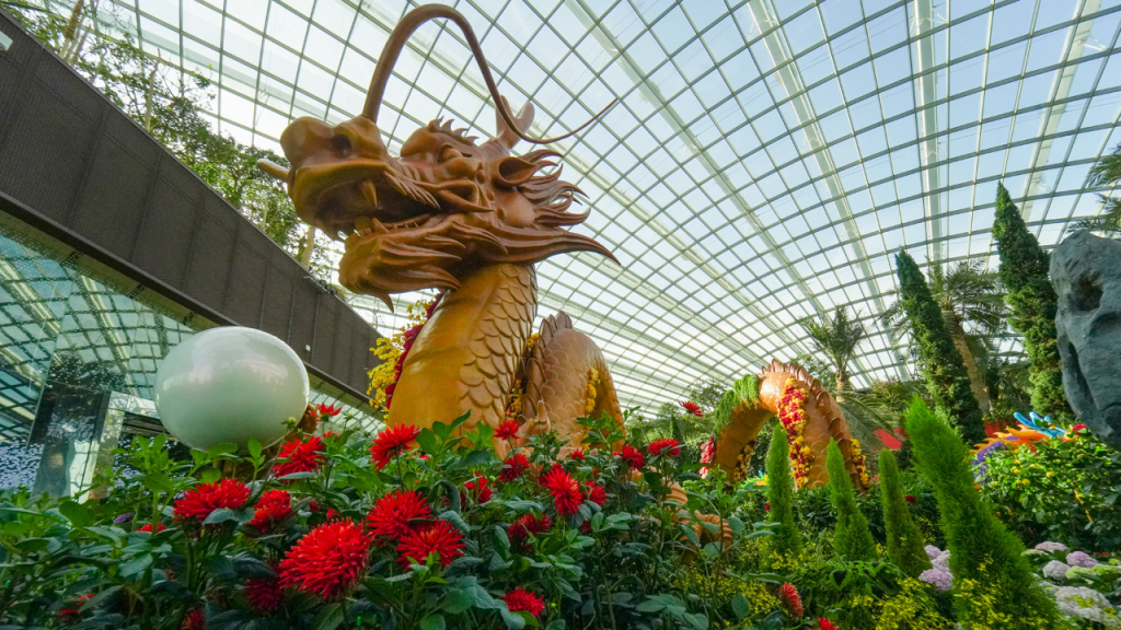 flower dome en gardens by the bay gardens by the bay