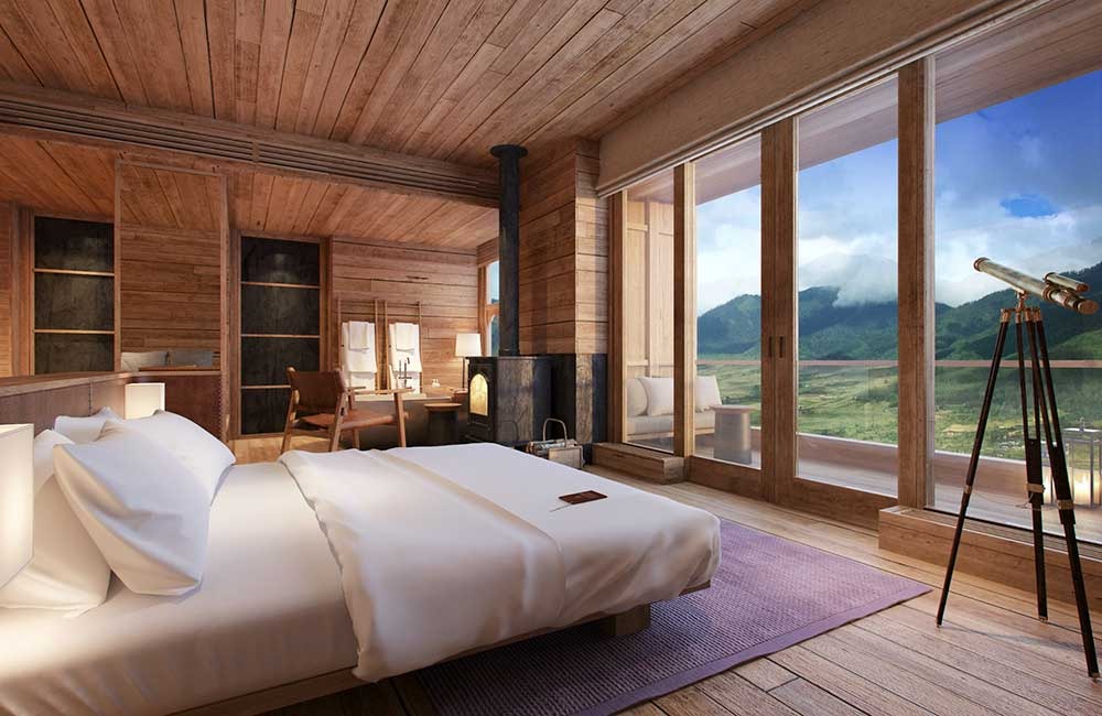 suites de six senses bután mejores hoteles de butan