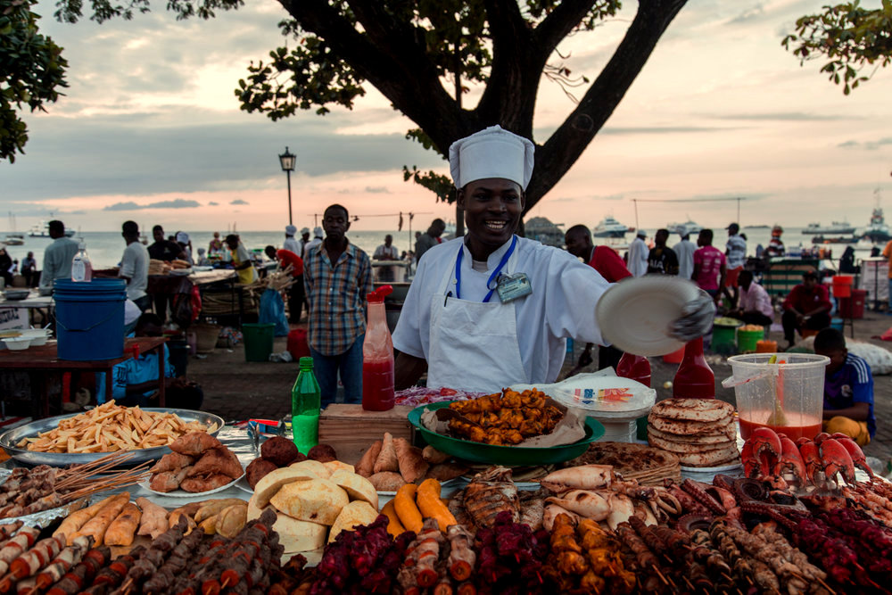 gastronomía de stone town stone town
